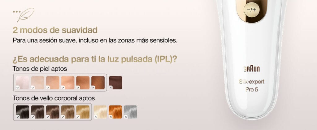 Depiladora braun ipl